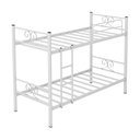 Ver imagem 2 de Beliche Domus Solteiro Moderno 100% Aço Compacta Branco