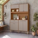 Ver imagem 1 de Armário de Cozinha 6 Portas 1 Gaveta Erva Doce 120