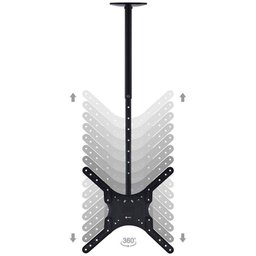 Suporte para Tv Lcd Led Teto Giro 360 Graus Articulado 23 a 55 Polegadas - 2