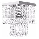 Ver imagem 2 de Kit C/ 2 Lustre No Formato De Torre Em Acrílico, Para Sala De Estar/Jantar, Com 40Cm De Altura