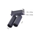 Ver imagem 6 de Spot Direcionável de Embutir Nordecor Kona Duplo Led Alto Irc 97 Bivolt Preto 2700k Luz Amarela