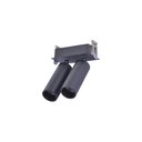 Ver imagem 1 de Spot Direcionável de Embutir Nordecor Kona Duplo Led Alto Irc 97 Bivolt Preto 2700k Luz Amarela