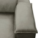 Ver imagem 6 de Sofá Retrátil Reclinável Vannes 225cm com Porta Copos e Objetos Bege Castor
