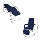 Ver imagem 3 de Poltrona de Descanso Hospitalar Comfort Azul Marinho