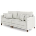 Ver imagem 6 de Sofá 3 Lugares Sala de Estar Living 232cm Asbury K01 Bouclê Creme - Lyam Decor