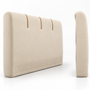 Ver imagem 7 de Cabeceira King Colchao de 193cm Moderna Estofada Premiun Macia Luxo Boucle Exclusiva Divani Aconcheg