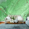Papel de Parede Painel 3D Mármore Carrara Verde 3M Claro Revestimento Auto Colante Marmorizado - 2