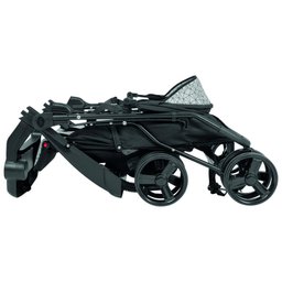 Carrinho de Bebê Joy II Tutti Baby Preto e Cinza + Suporte de Cabeça Almofadinha - 9