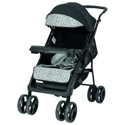 Carrinho de Bebê Joy II Tutti Baby Preto e Cinza + Suporte de Cabeça Almofadinha - 2