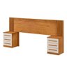 Cabeceira Valencia em Mdp-mdf Benetil Cinamomo- Off White - 1