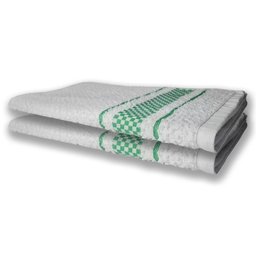 4 Panos de Prato Atoalhado Felpudo Premium Verde+Marrom - 7