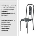 Ver mais imagens de Conjunto de Mesa Tubular 062 100x60cm Tampo em MDF com 4 Cadeiras Lívia Preto/Floral/Mart Prata