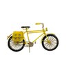 Miniatura Bicicleta Amarela 13x22x7,5cm Estilo Retrô Vintage - 6