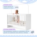 Ver imagem 5 de Berço com Regulagem de Altura 100% MDF Soft Americano Branco