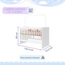 Ver imagem 4 de Berço com Regulagem de Altura 100% MDF Soft Americano Branco