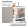Berço com Regulagem de Altura 100% Mdf Soft Americano - 3