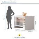Ver imagem 5 de Berço com Regulagem de Altura 100% Mdf Soft Americano