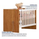 Ver imagem 2 de Berço com Regulagem de Altura 100% Mdf Soft Americano