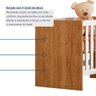 Berço com Regulagem de Altura 100% Mdf Soft Americano - 4