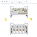 Ver imagem 5 de Berço 3 em 1 com Regulagem de Altura 100% Mdf Star