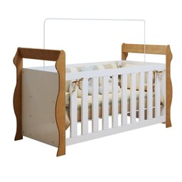 Berço 3 em 1 com Regulagem de Altura 100% Mdf Star - 10