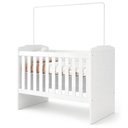Ver imagem 3 de Berço 3 em 1 com Regulagem de Altura 100% MDF Carinho Branco