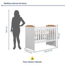 Ver imagem 5 de Berço 3 em 1 com Regulagem de Altura 100% Mdf Carinho