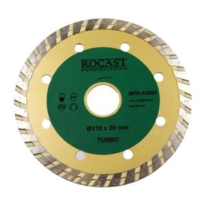Disco Diamantado Turbo Med. 110 20 Ref. 34,0001 Rocast