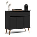 Ver imagem 3 de Aparador Buffet Sala Zeus 3 Portas 1 Gaveta - Rede Móveis