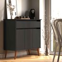 Ver imagem 5 de Aparador Buffet Sala Zeus 3 Portas 1 Gaveta - Rede Móveis