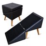 Rampa Escada Pet Mov Puff Cachorro Gato Antiderrapante Preto - 1