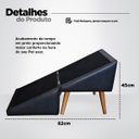 Ver imagem 5 de Rampa Escada Pet Mov Puff Cachorro Gato Antiderrapante Preto