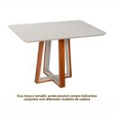 Ver imagem 7 de Mesa de Jantar 4 Lugares em Madeira Maciça com Tampo Off White Viena Espresso Móveis