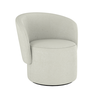 Poltrona Orgânica Bouclê Off White Bege - Balaqui Decor Cor:boucle Bege - 1