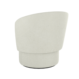 Poltrona Orgânica Bouclê Off White Bege - Balaqui Decor Cor:boucle Bege - 4