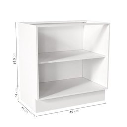 Cozinha Modulada 2 Peças 2 Balcões Arizona Cabecasa Madeiramadeira - 12
