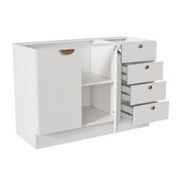 Cozinha Modulada 2 Peças 2 Balcões Arizona Cabecasa Madeiramadeira - 8