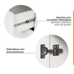 Cozinha Modulada 2 Peças 2 Balcões Arizona Cabecasa Madeiramadeira - 6