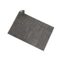 Ver imagem 1 de Jogo Lugar Americano Retangular Cinza 45 (L) x 30 (A)cm Decoração Mesa Posta Descanso Prato
