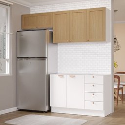 Cozinha Modulada 3 Peças 2 Aéreos 1 Balcão Arizona CabeCasa MadeiraMadeira - 1