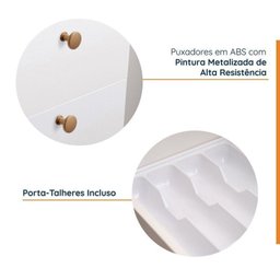 Cozinha Modulada 3 Peças 2 Aéreos 1 Balcão Arizona CabeCasa MadeiraMadeira - 5