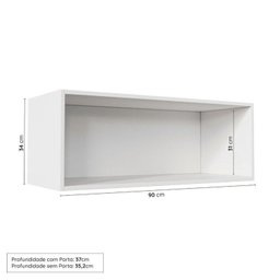Cozinha Modulada 3 Peças 2 Aéreos 1 Balcão Arizona CabeCasa MadeiraMadeira - 14