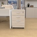 Ver imagem 2 de Gaveteiro Volante para Escritório 2 Gavetas e Gaveta para Pasta