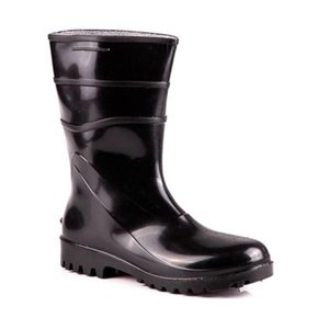 Bota Pvc Bracol Flex Cano Curto Preto N34 Ca 37456