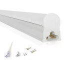 Ver imagem 1 de Luminaria T5 Led 20w 120cm Calha Sobrepor Branco Frio Bivolt