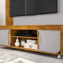 Ver imagem 4 de Estante para TV e Home Theater até 65 Polegadas 160CMX191CM Maragogi Marrom