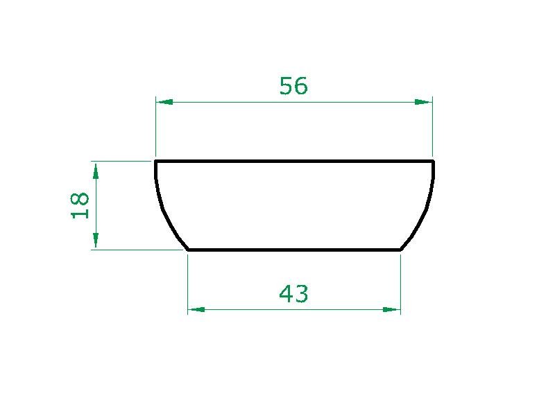 Vaso Planta 55x20 Bacia Cuia Polietileno BGPLASTICOS V1455 AZUL ARARA 009 - 3