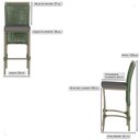 Ver imagem 2 de 6 Banqueta em Alumínio Roma Fendi Corda Náutica Tecido 11