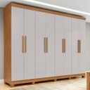 Ver imagem 1 de Guarda-Roupa Casal 8 Portas Easy Slim com Pés