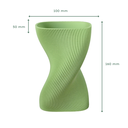 Ver imagem 2 de Vaso Decorativo Torneado Naidex Home - Verde Matte